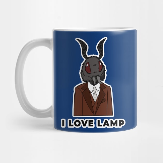 Mothman Love Lamp by kayability